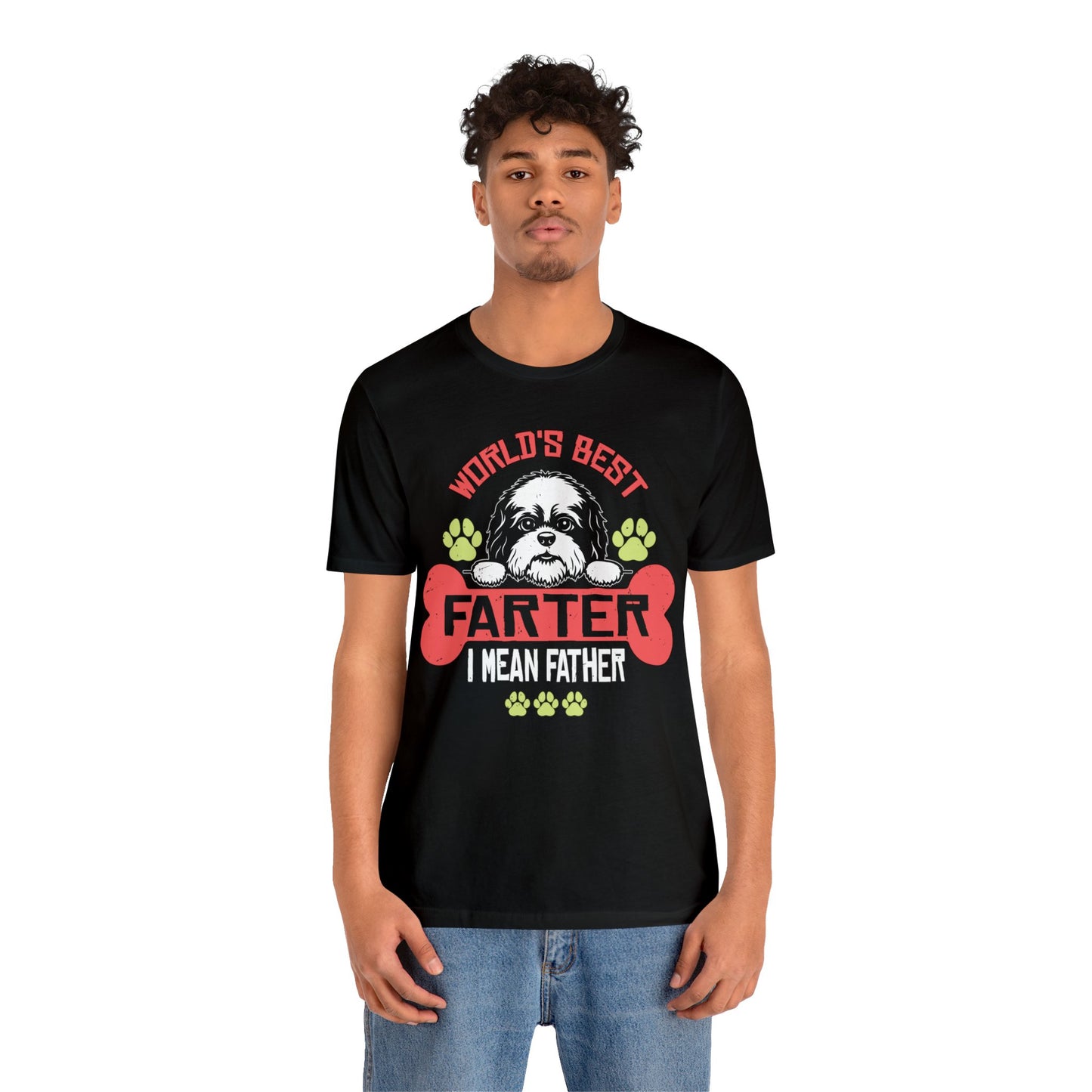 Worlds best Farter / Father | 100% Cotton Jersey Short Sleeve Tee