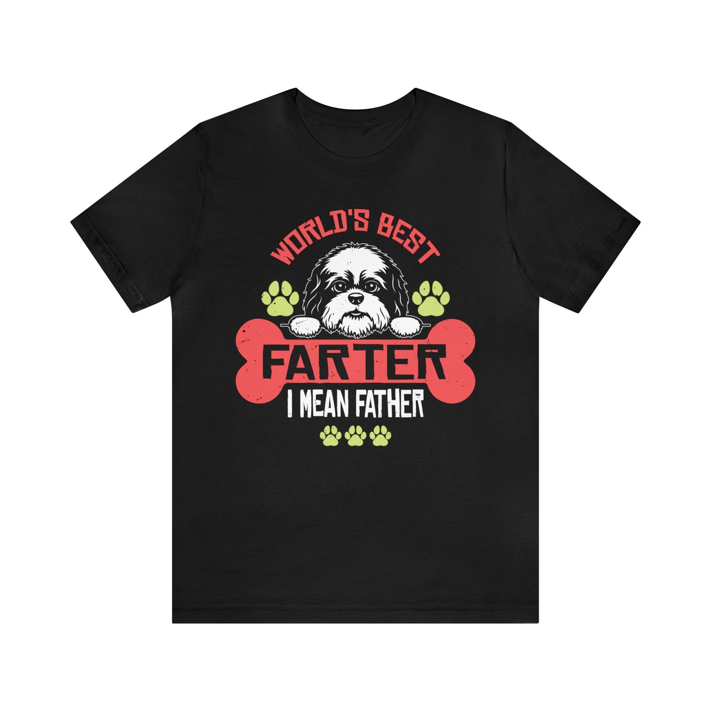 Worlds best Farter / Father | 100% Cotton Jersey Short Sleeve Tee