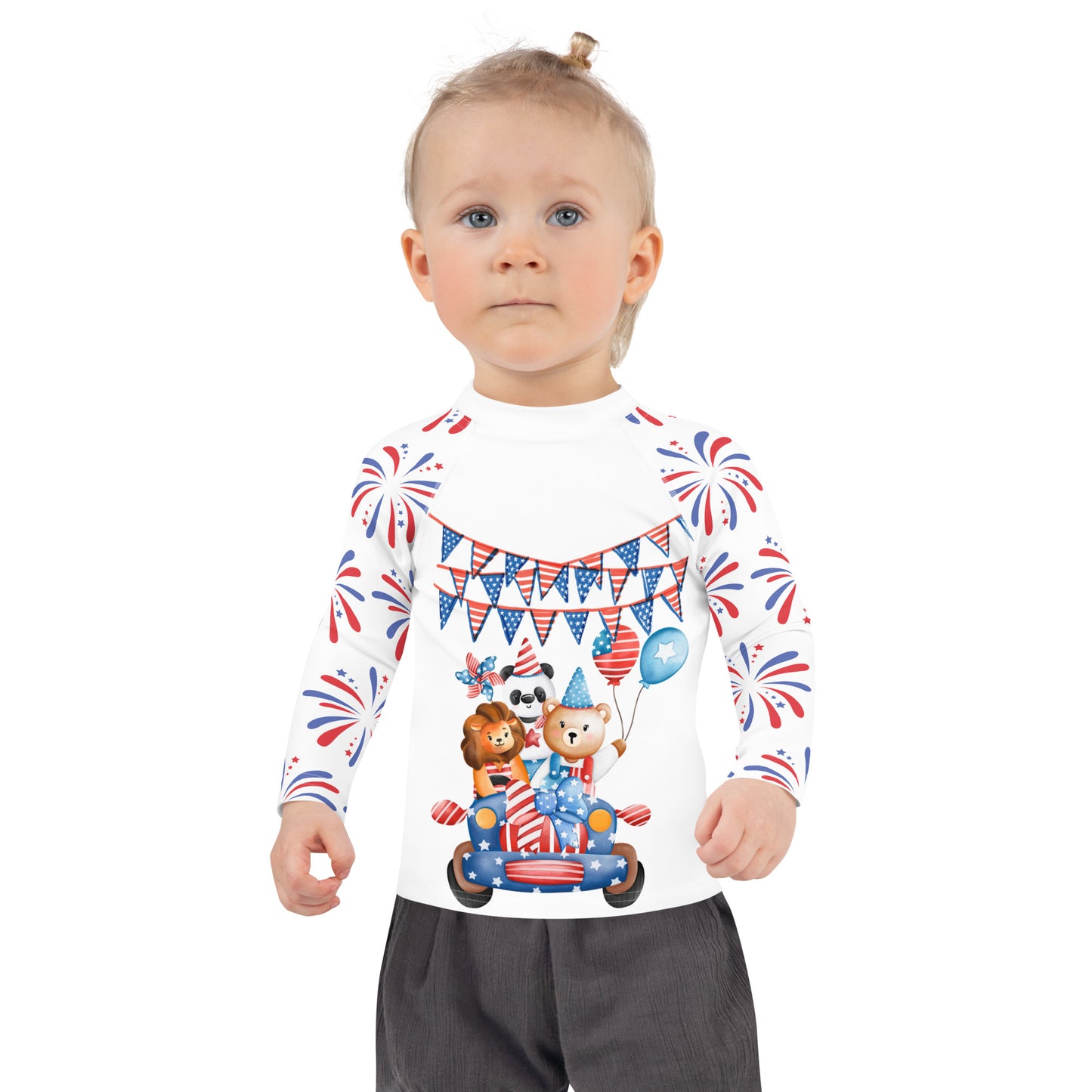 Kids Rash Guard Unisex | American Flag