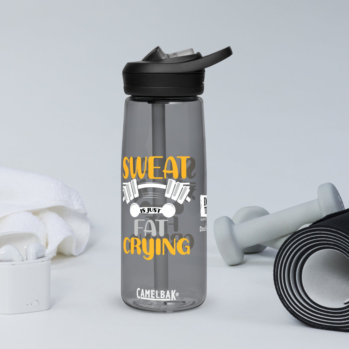 Sweat is Fat Crying | Sports water bottle