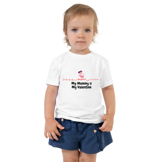 Toddler Short Sleeve Tee for Kids - Valentine's Day